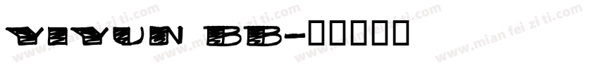 YIYUN BB字体转换